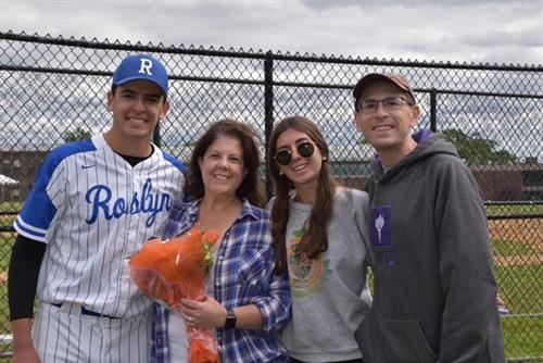 Senior Athlete and Family